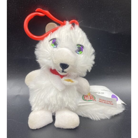 Elf on the Shelf Plushee Pals Mini Arctic Fox Plush Bag Charm 4" Christmas 2018 - Picture 1 of 16